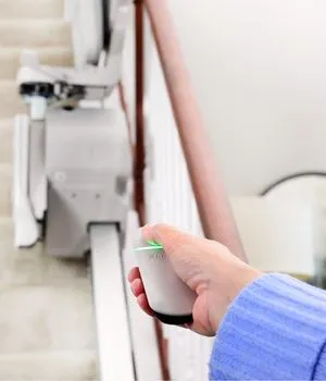 elan straight indoor stair lift remote